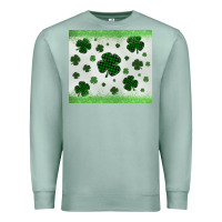Seafoam shamrock Premium Sweatshirt - MaliasSmallBusiness