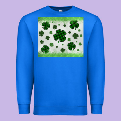 Shamrock Premium Sweatshirt Designed By Maliassmallbusiness