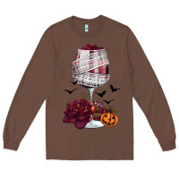 Chestnut halloween roses wine Long Sleeve Tee - FaDigitalArtStudio