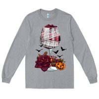 Halloween Roses Wine Long Sleeve Tee | Teevron