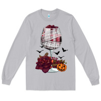 Moon Dust halloween roses wine Long Sleeve Tee - FaDigitalArtStudio