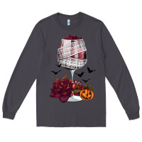 Smoke halloween roses wine Long Sleeve Tee - FaDigitalArtStudio