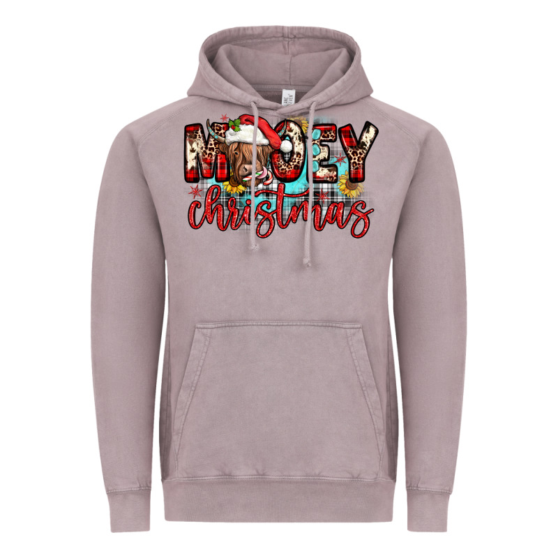 Mooey Christmas Sunflower Vintage Hoodie by JahusDesignShop | Teevron