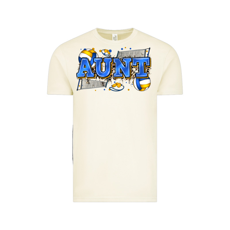 Aunt Volleyball Vintage Tee by Zillion Design Studio | Teevron