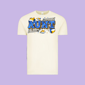 Aunt Volleyball Vintage Tee Designed By Zillion Design Studio