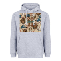 Heather Grey Baseball senior Heavyweight Hoodie - NancyCooperArtShop