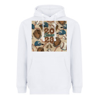White Baseball senior Heavyweight Hoodie - NancyCooperArtShop