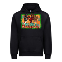Black merry christmas cactus Urban Hoodie - Jasminsmagicworld