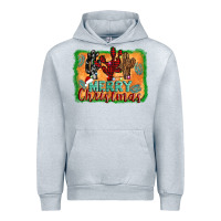 Heather Grey merry christmas cactus Urban Hoodie - Jasminsmagicworld