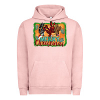Pigment Salmon merry christmas cactus Urban Hoodie - Jasminsmagicworld