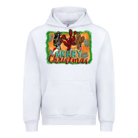 White merry christmas cactus Urban Hoodie - Jasminsmagicworld