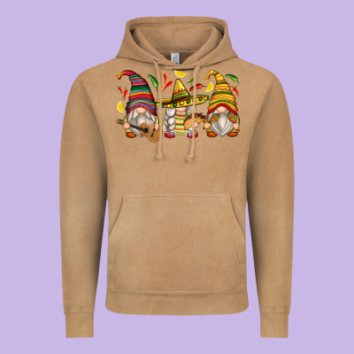 Mexican Gnomes Vintage Hoodie Designed By Zillion Design Studio
