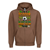 Chestnut i'm a soccer mom we don't do that keep calm thing Zipper Hoodie - Jasminsmagicworld
