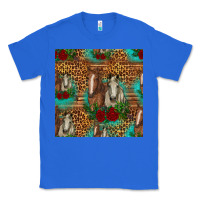 True Royal horses with roses seamless pattern Classic Tee - HRA Design Shop