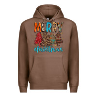Chestnut merry christmas trees Premium Hoodie - MaliasSmallBusiness