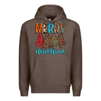 Coffee merry christmas trees Premium Hoodie - MaliasSmallBusiness