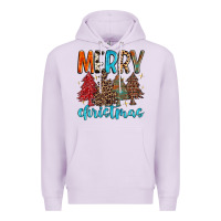 Lilac merry christmas trees Premium Hoodie - MaliasSmallBusiness
