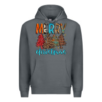 Rock merry christmas trees Premium Hoodie - MaliasSmallBusiness
