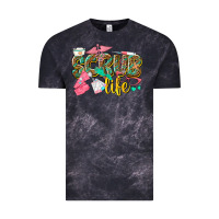 Cloud Black scrub life Vintage Tee - texasbilliewilder