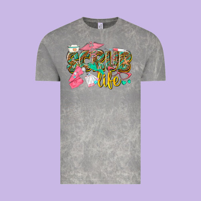 Scrub Life Vintage Tee Designed By Texasbilliewilder
