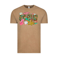 Vintage Coffee scrub life Vintage Tee - texasbilliewilder