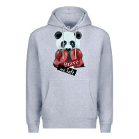 Heather Grey The winner, Brave And Soft Premium Hoodie - Bettercallsaul