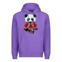 Purple The winner, Brave And Soft Premium Hoodie - Bettercallsaul