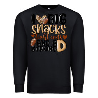 Black i love big sacks tight ends and a strong d Premium Sweatshirt - MaliasSmallBusiness