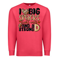 Cardinal i love big sacks tight ends and a strong d Premium Sweatshirt - MaliasSmallBusiness