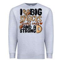 Heather Grey i love big sacks tight ends and a strong d Premium Sweatshirt - MaliasSmallBusiness