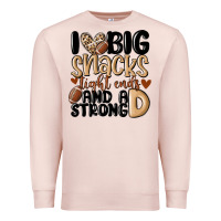 Pale Pink i love big sacks tight ends and a strong d Premium Sweatshirt - MaliasSmallBusiness