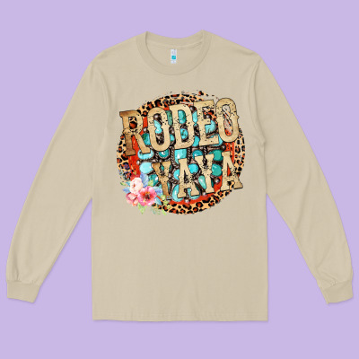 Rodeo Yaya Long Sleeve Tee Designed By Racoondesign