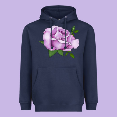 Life's Little Pleasures Rose Heavyweight Hoodie Designed By Lillyallendesigns