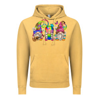 Vintage Mustard hippie gnomes Vintage Hoodie - Zillion Design Studio