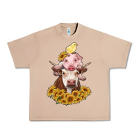 Burro cow with pig and chick Urban Heavy Tee - RanaPortraitStore