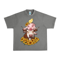 Tornado cow with pig and chick Urban Heavy Tee - RanaPortraitStore
