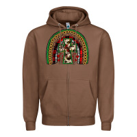 Chestnut cross rainbow Zipper Hoodie - JahusDesignShop
