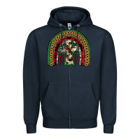 Navy cross rainbow Zipper Hoodie - JahusDesignShop