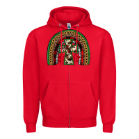 Red cross rainbow Zipper Hoodie - JahusDesignShop
