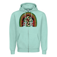 Seafoam cross rainbow Zipper Hoodie - JahusDesignShop