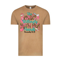 Vintage Camel she works willingly with her hands Vintage Tee - texasbilliewilder