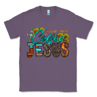 Lavender give me coffee jesus Classic Tee - RacoonDesign