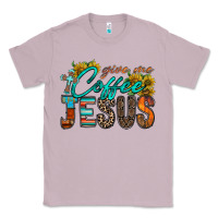Lilac give me coffee jesus Classic Tee - RacoonDesign