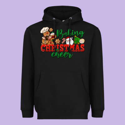Baking Christmas Cheer Heavyweight Hoodie Designed By Nancycooperartshop