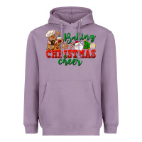 Lavender Baking Christmas cheer Heavyweight Hoodie - NancyCooperArtShop