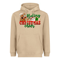 Mushroom Baking Christmas cheer Heavyweight Hoodie - NancyCooperArtShop