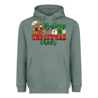 Sage Baking Christmas cheer Heavyweight Hoodie - NancyCooperArtShop