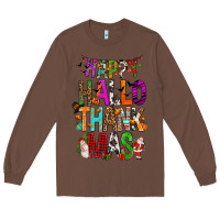Chestnut happy hallothankmas Long Sleeve Tee - FaDigitalArtStudio