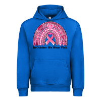 Cobalt in october we wear pink breast cancer awareness rainbow Urban Hoodie - Jasminsmagicworld