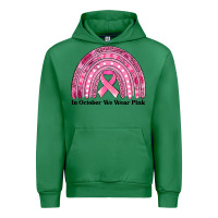Emerald in october we wear pink breast cancer awareness rainbow Urban Hoodie - Jasminsmagicworld